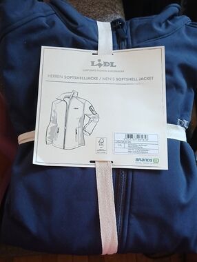 Lidl Men's Navy Softshell Jacket